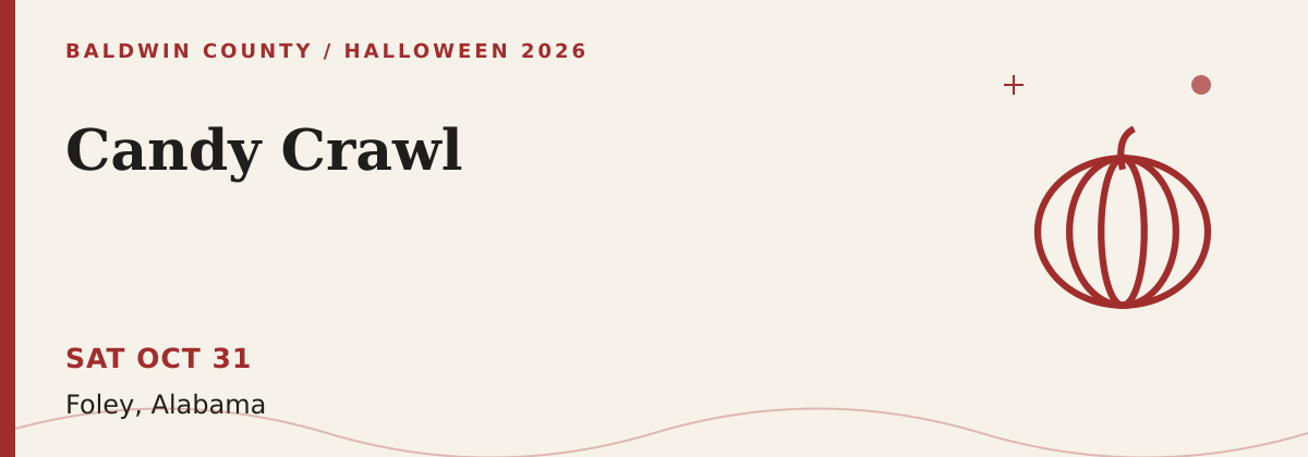 Candy Crawl Halloween 2026 event graphic