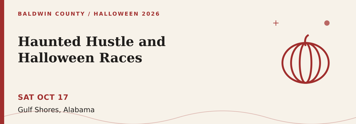 Haunted Hustle and Halloween Races Halloween 2026 event graphic