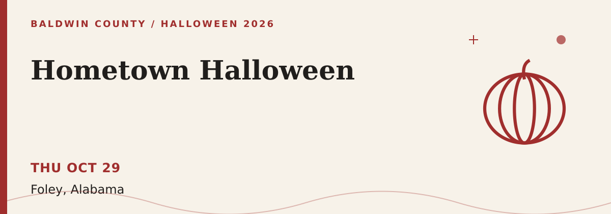 Hometown Halloween Halloween 2026 event graphic